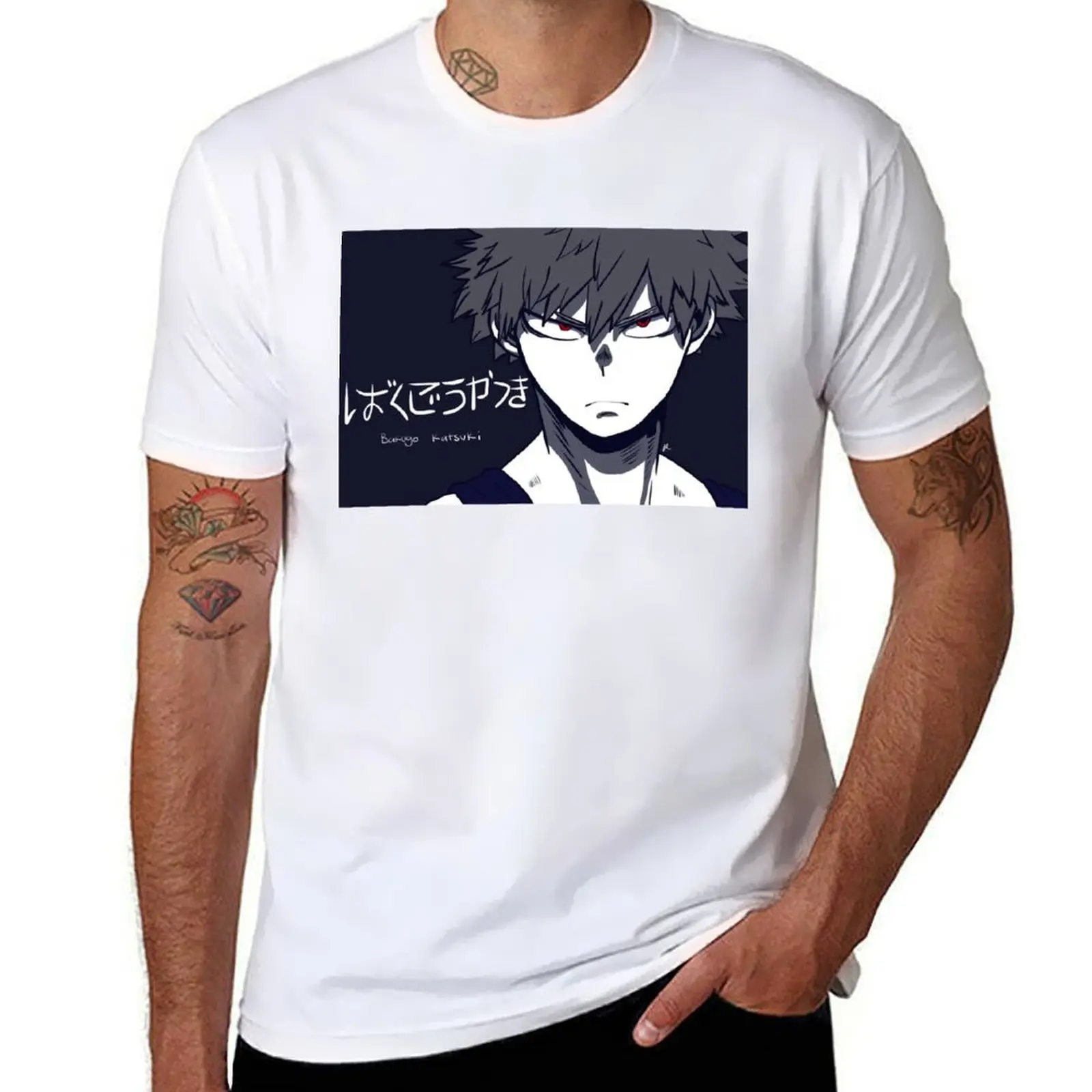 

Katsuki Bakugo T-Shirt t shirt man casual man t shirts for men casual T-Shirt