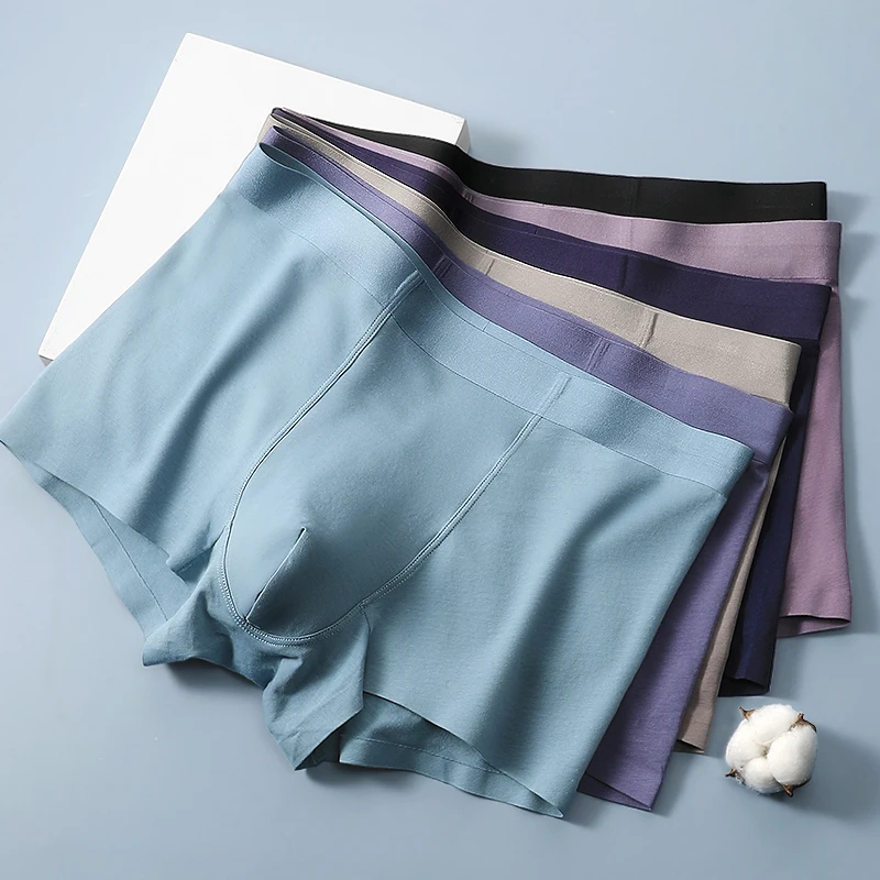 남성 속옷 남성 드로즈 순면 남아 반바지 헤드 스포츠 사각 편안하고 통기성 좋은 남성 패션 팬티
