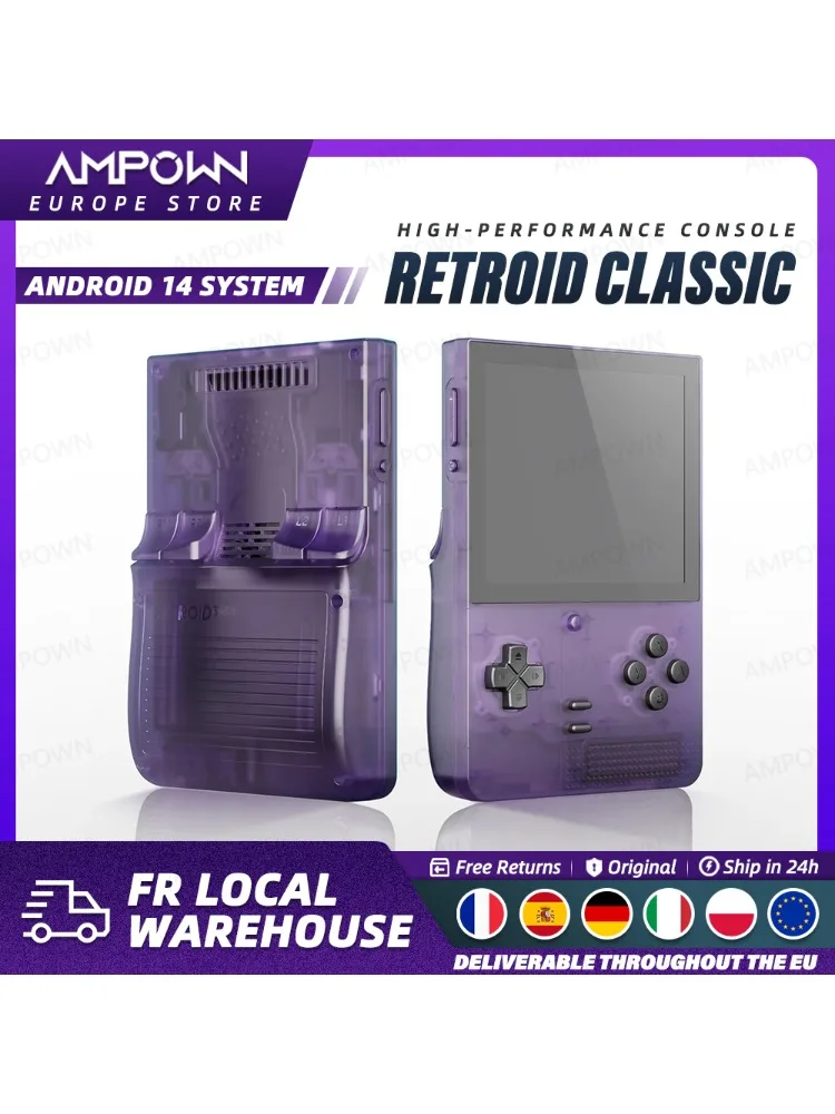 Retroid Pocket Classic Handheld Game Console Snapdragon G1 Gen2 3.92'' AMOLED Scherm Android 14 Actieve Koeling Snelle Oplading Cadeau - afbeelding 2