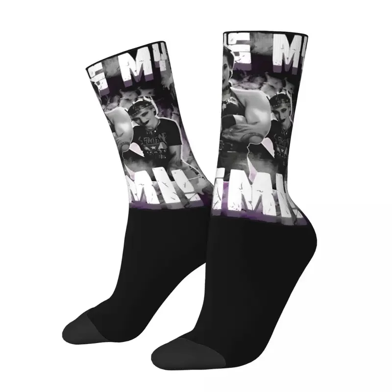 Y2K She Is My Mami! Rhea Ripley Bootleg Theme Merch For Male Sweat Absorbing Printed Socks