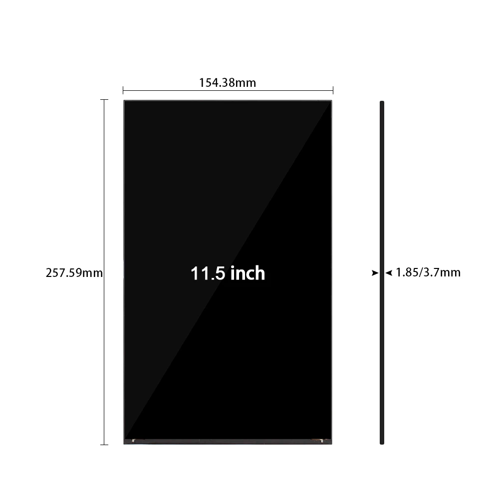 1200*2000 resolution 11.5 inch vertical screen LCD MIPI interface 51Pins 400 nite NE115C9M-L61