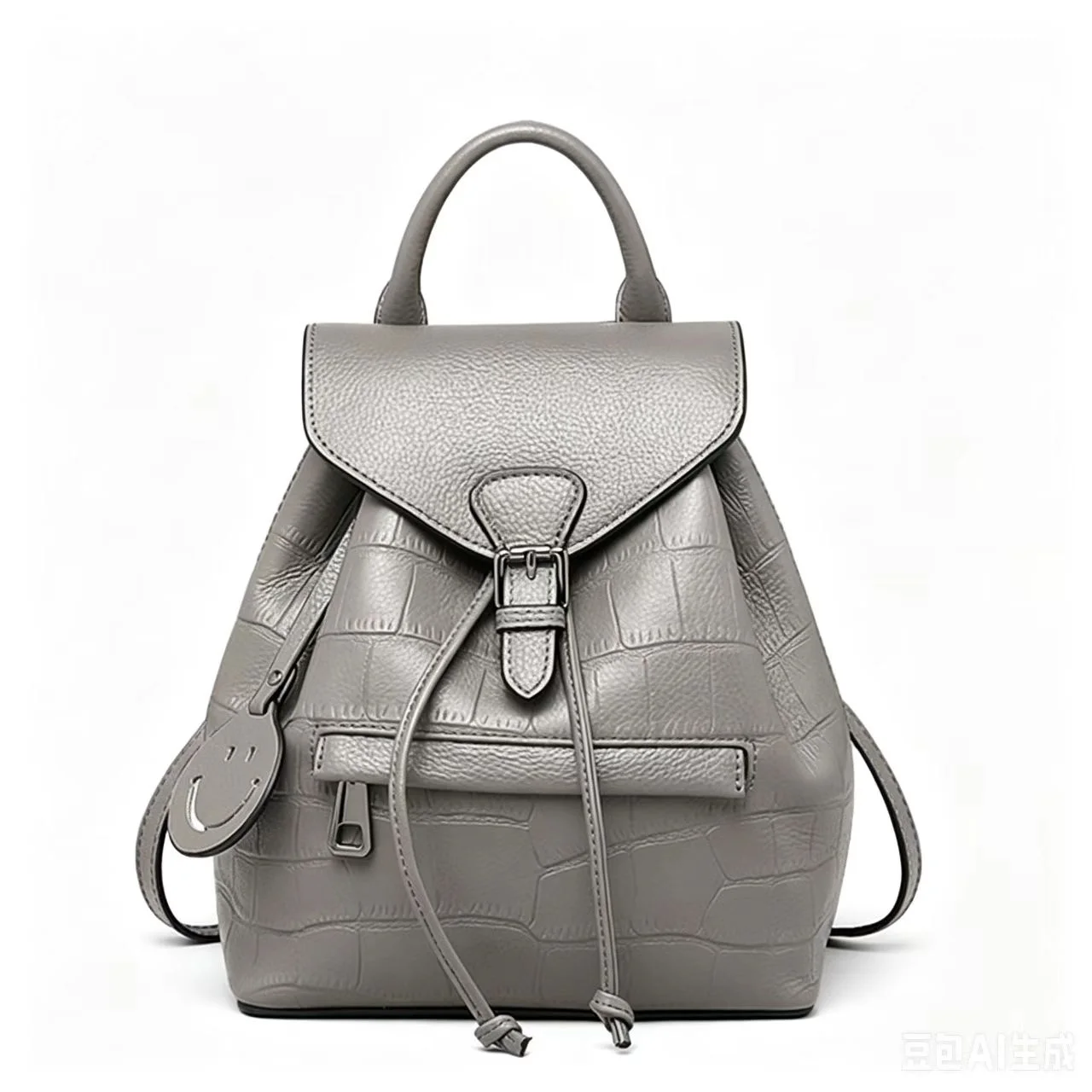 

Crocodile Pattern Genuine Leather Backpack Multi-pocket Daypack for Women 2026 New Cow Leather Tote or Shoulder Bag