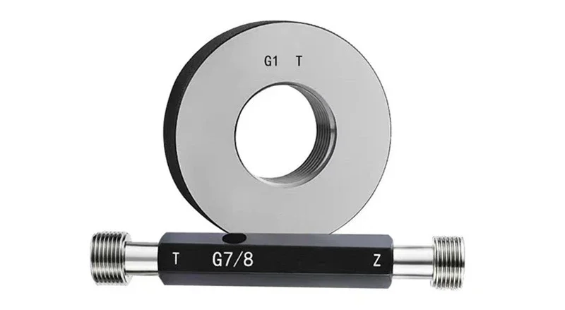 G1/16  G1/8  G3/8  G5/8   G7/8  G1   G1 1/8 G2 1/2 Inch G Straight Pipe Thread Ring Plug Gauge Gage Support Customized