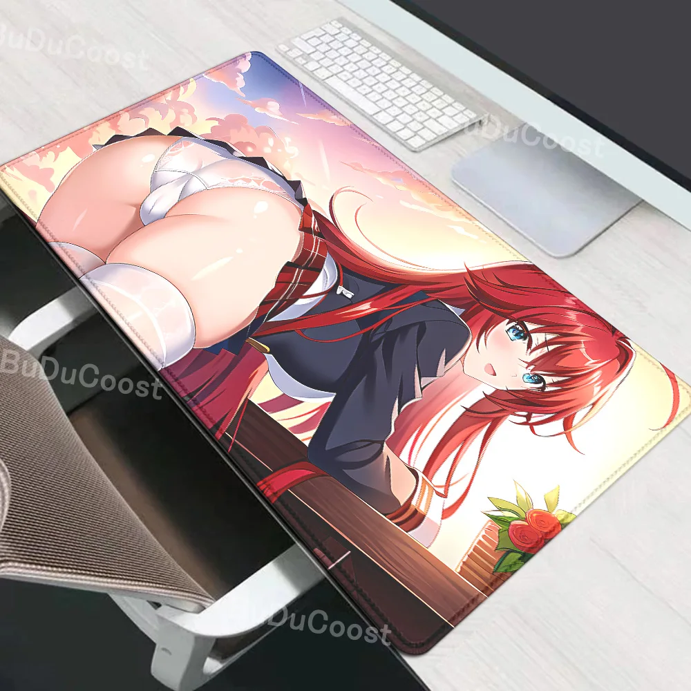 High School DXD Anime mouse pad Super Hot Speed Large Gaming Mouse Pad Mat Rubber LockEdge mousepad Gamer Mat For Desk Compute