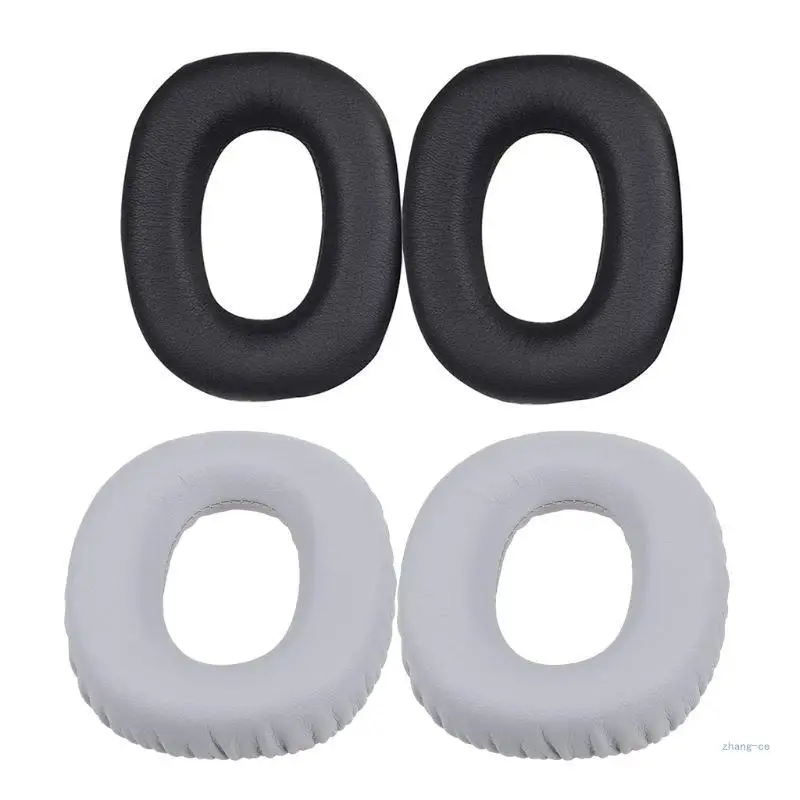 M5TD Elastic Earmuffs Sheepskin Round Cup Ear Pads for Headphone Youth Edition Headset Pads Prevent Outside Noise