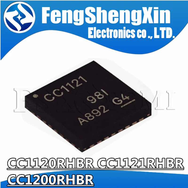 

10pcs CC1120RHBR CC1121RHBR CC1200RHBR CC1120RHBT CC1121RHBT CC1200RHBT CC1120 CC1121 CC1200 QFN Chips