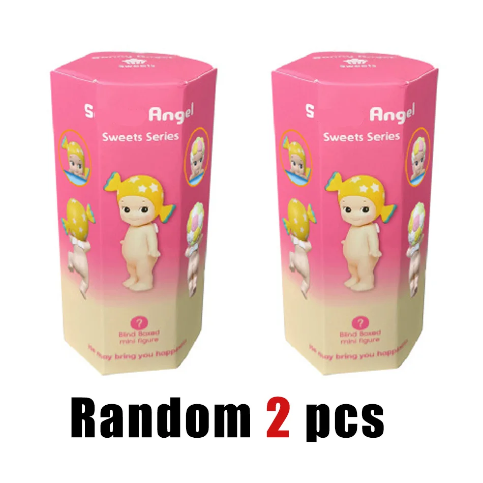 Hot Cartoon Angel Blind Box snoepfiguur unboxing plezier auto-interieur decoratie ornament verjaardag kerst pop cadeau - afbeelding 1