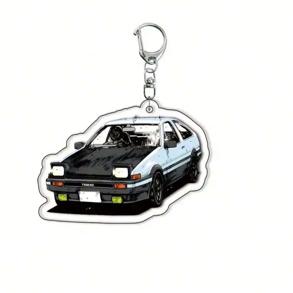 Speed ​​racing 2D Flat Keychain Suitable for Accessories Bags Cyclist Pendants Keychains Key Rings and Gifts for Car Enthusiasts