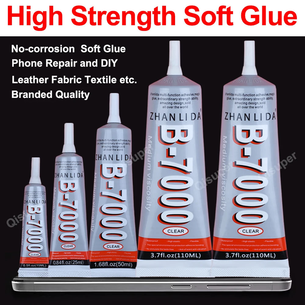 Waterproof Glue Phone Screen Repair Epoxy Resin Textile Fabric Clothes Jewelry Rhinestone Contact Adhesive T8000 15ml 50ml 110ml