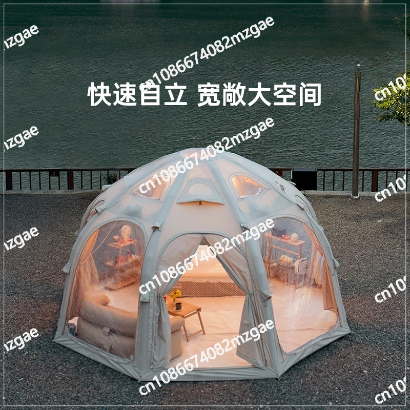 Ball Inflatable Tent Winter Outdoor Wind Resistance Warm Overnight Comfortable Deep Camping