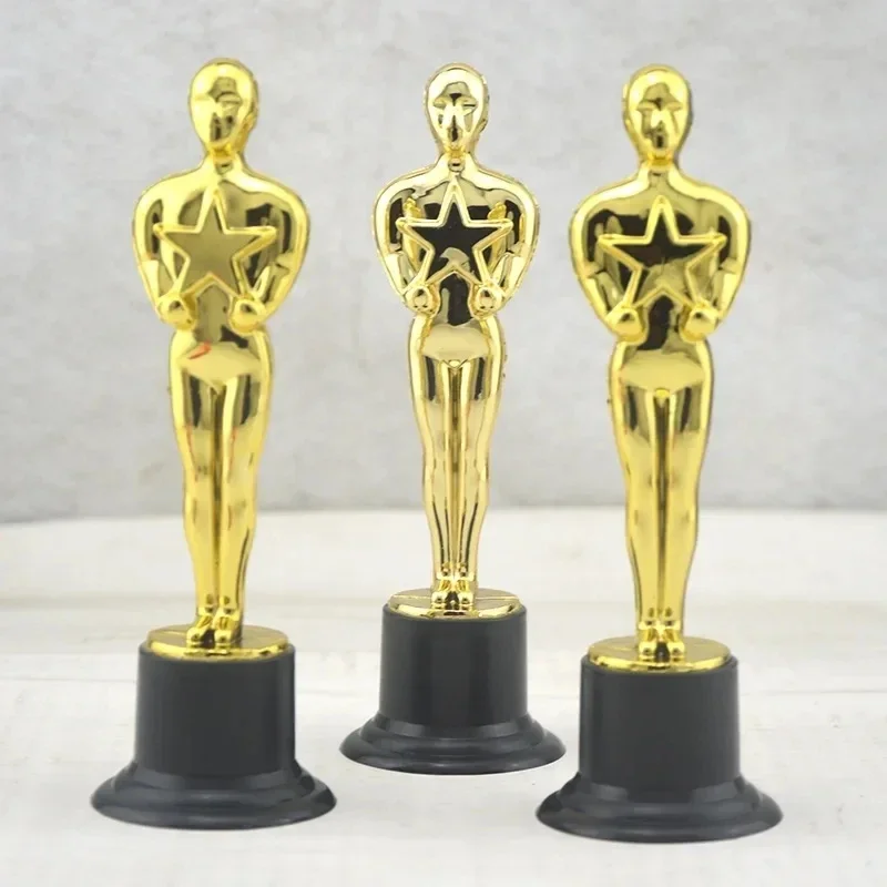 Model Oscar Statuette Toy Mini Trophies Children's Award Gift Reusable Baking Decoration Accessories Prop Toy Gift