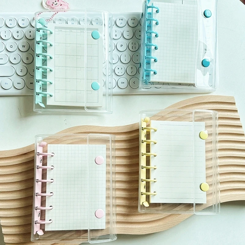 ألبوم صور A7 بطاقات صور شفافة ملونة تجميع آلة تجليد الكتب للصور الفوتوغرافية ملزمة الصورة ديكور فوركوكا دانشور #3