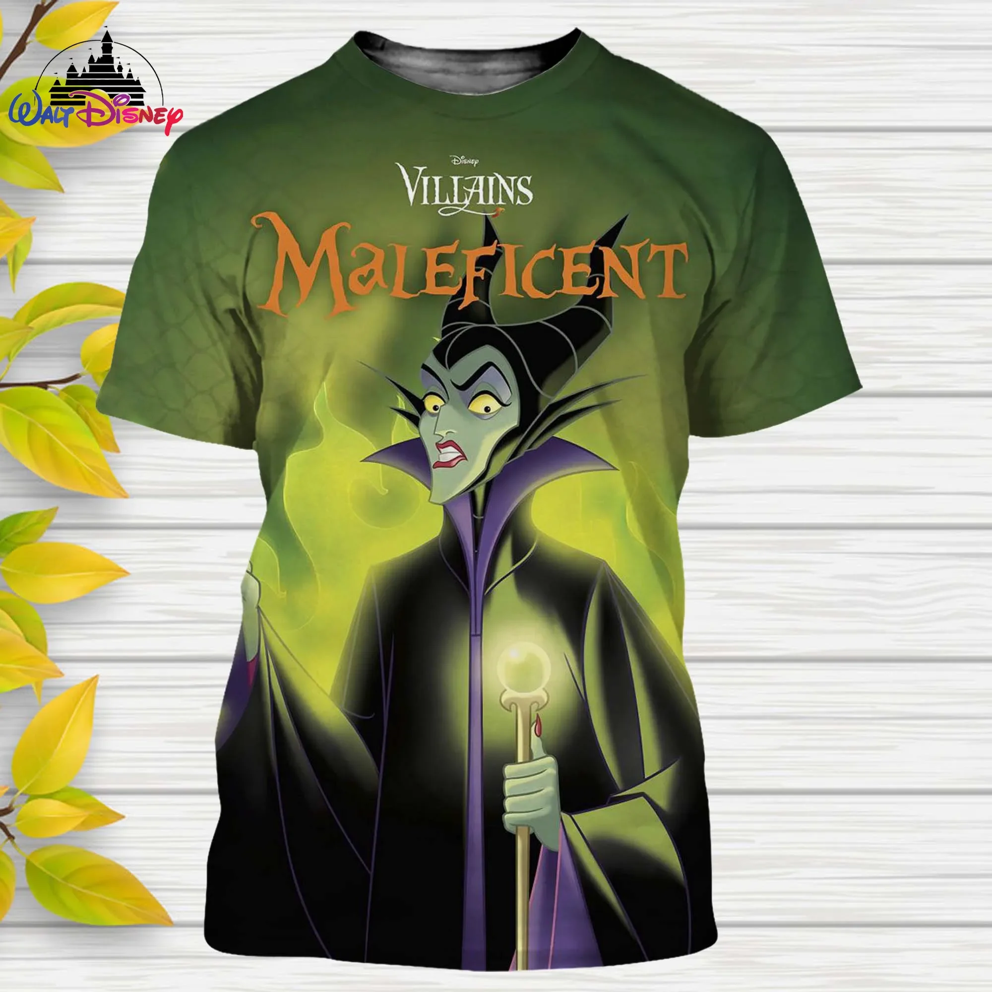 Maleficent  Cartoon Disney men women t shirt casual style 3D print Summer Casual Streetwear Tee Tops