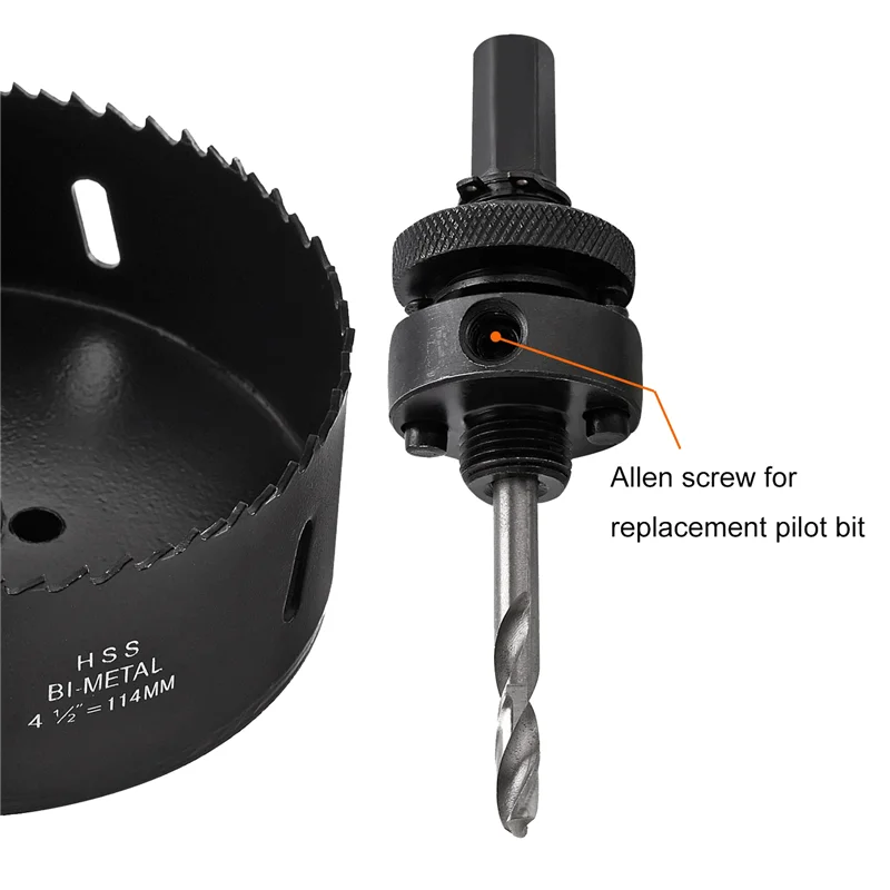 COFA-Hole Saw Heavy Duty Bi-Metal HSS Hole Saw For Cornhole Boards, Plywood, Iron Board, Acrylic