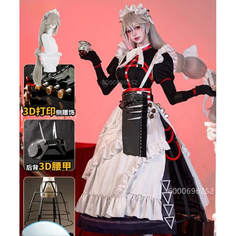 Zenless Zone Zero/ZZZ Game Cosplay Alexandrina Maid Cosplay Costume Adult Costume Women Halloween Role Play Outfit