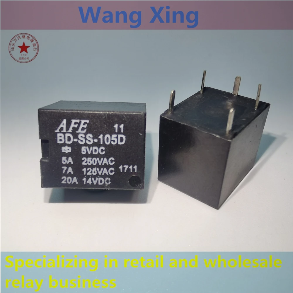 

BD-SS-105D BD-SS-112D BD-SS-124D Automobile DC Electromagnetic Power Relay 5 PINS