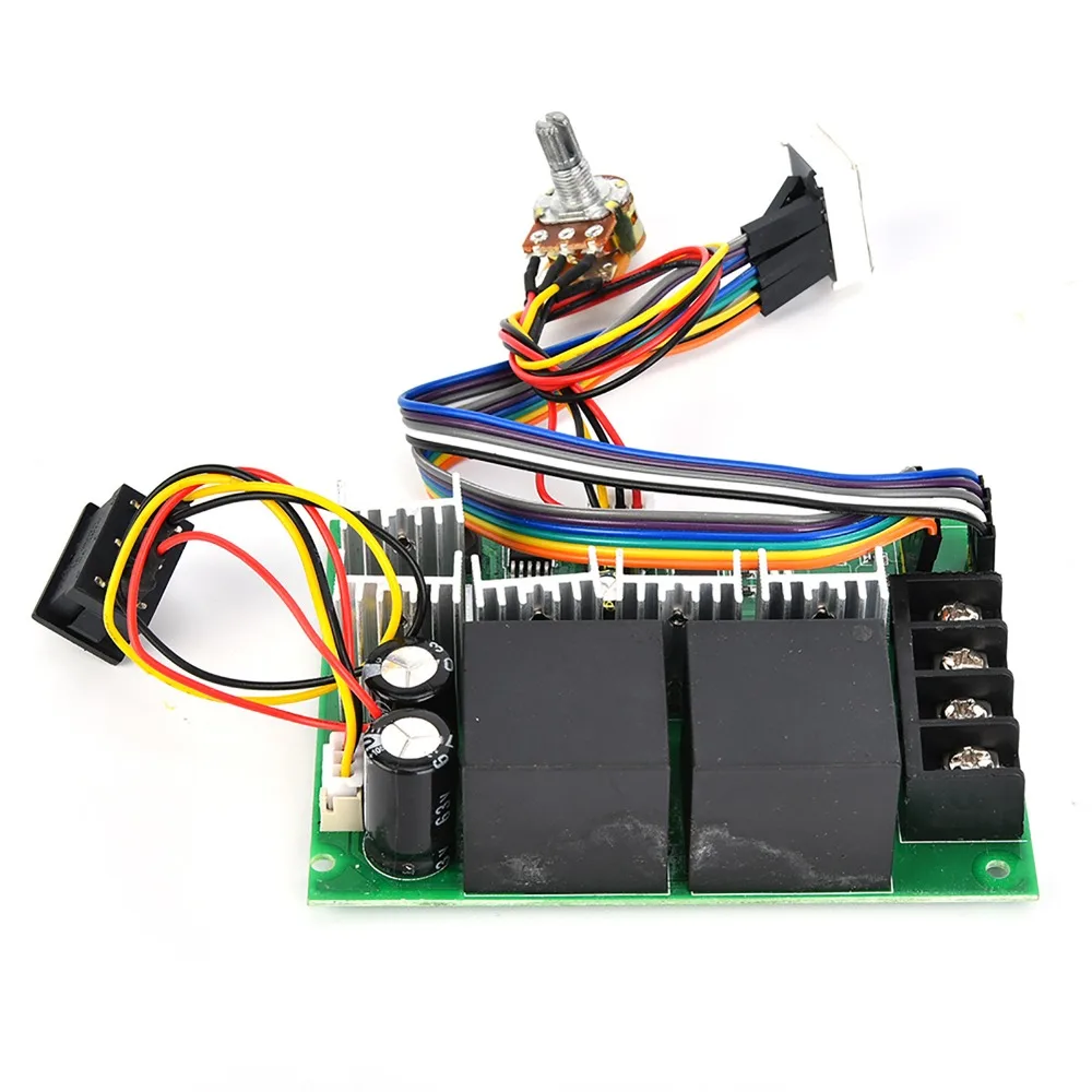 60A Current Rating PWM Motor Speed Controller CW/CCW Switch DC 10-55V Input Adjustable Speed Controller LED Digital Display