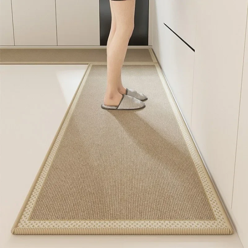 

Long Kitchen Floor Mat Home Hallway Corridor Non-slip Carpet Soft Wear-resistant Antislip Foot Mats Bedroom Bedside Rug Alfombra