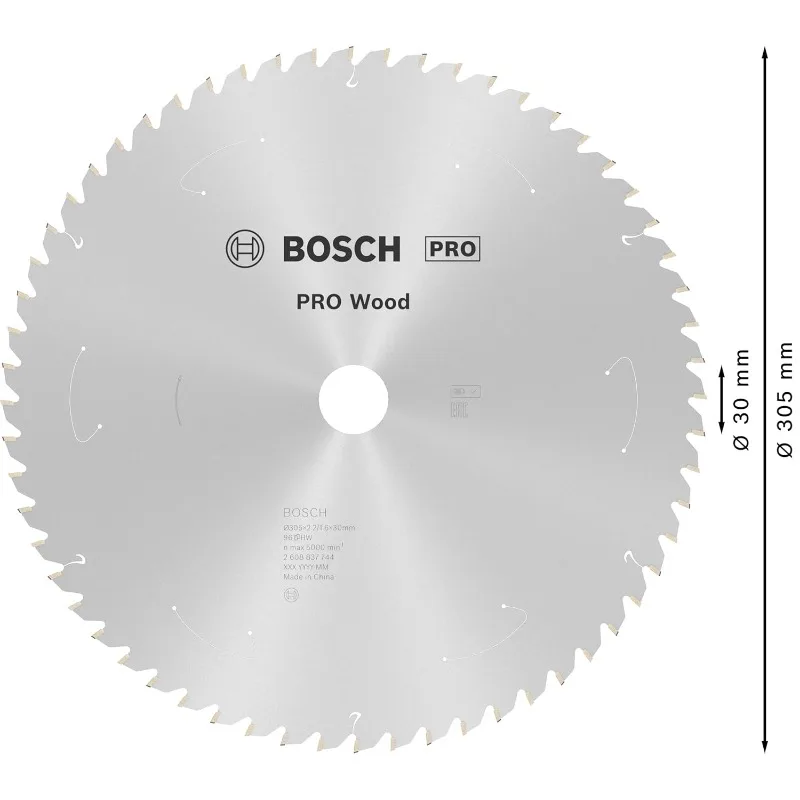 BOSCH 2608837744 PRO شفرة منشار دائري القياسية للخشب 305x30x2.2 مللي متر 96 الأسنان منشار دائري ملحقات أدوات السلطة