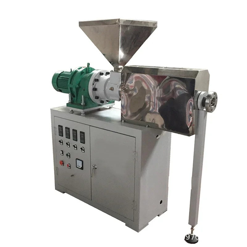 

SJ25 Vertical Single Screw Plastic Extruder 1500W Lab Polymer Particle Molding Equipment