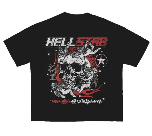 2026 Gothic Art T Shirt Back Print Distressed Skull Cherub Angels Flame Star Retro Worn Lettering Art Unisex Cotton