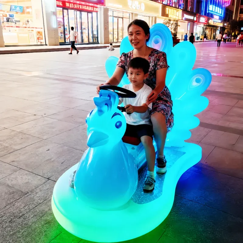 Luminous Parent Child Bumper Car 2025 New Outdoor Playground Shopping Mall Square Entertainment Equipment Amusement Ride
