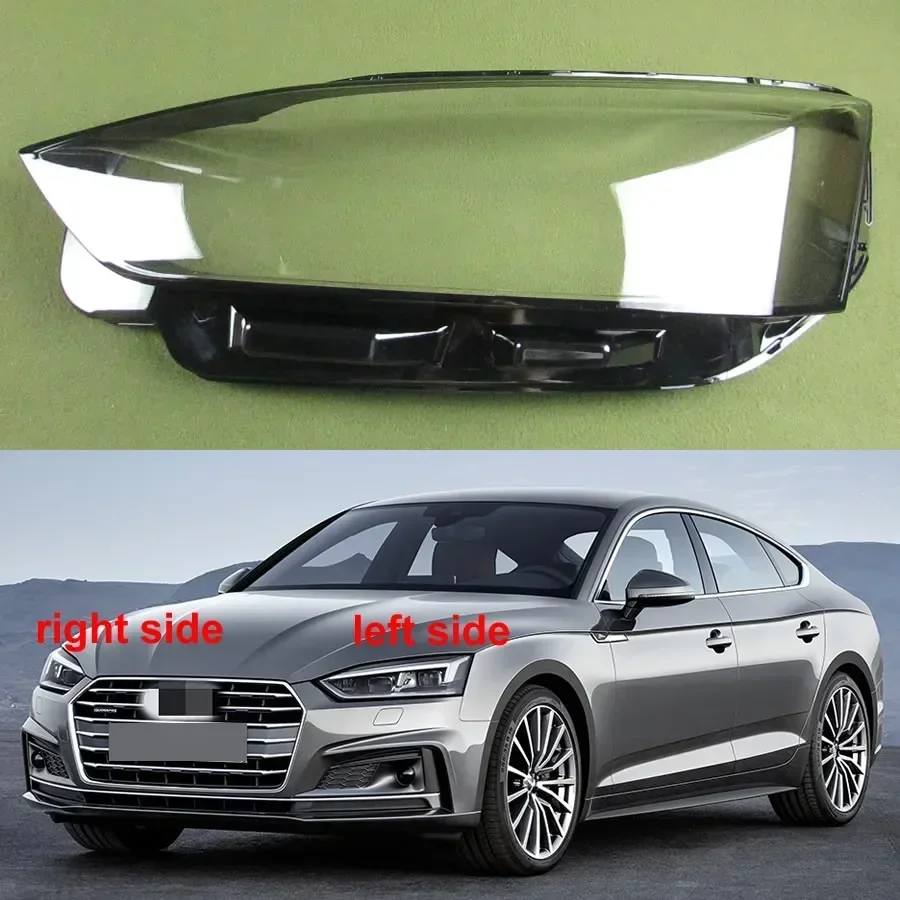 

For Audi A5 2017 2018 2019 2020 Car Accessories Transparent Headlight Cover Lampshade Lens Headlamp Lamp Shell Plexiglass