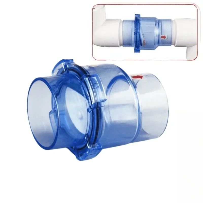 50mm Transparent Kitchen Sewer Deodorization Drainage Pipe Check Valve GroupGoods in stock