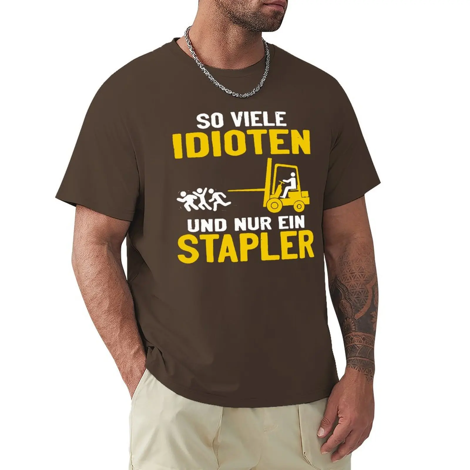 

Funny So Many Idiots And Just One Forklift Driver T Shirts Streetwear Short Sleeve Birthday Gifts Summer Style T-shirt Men