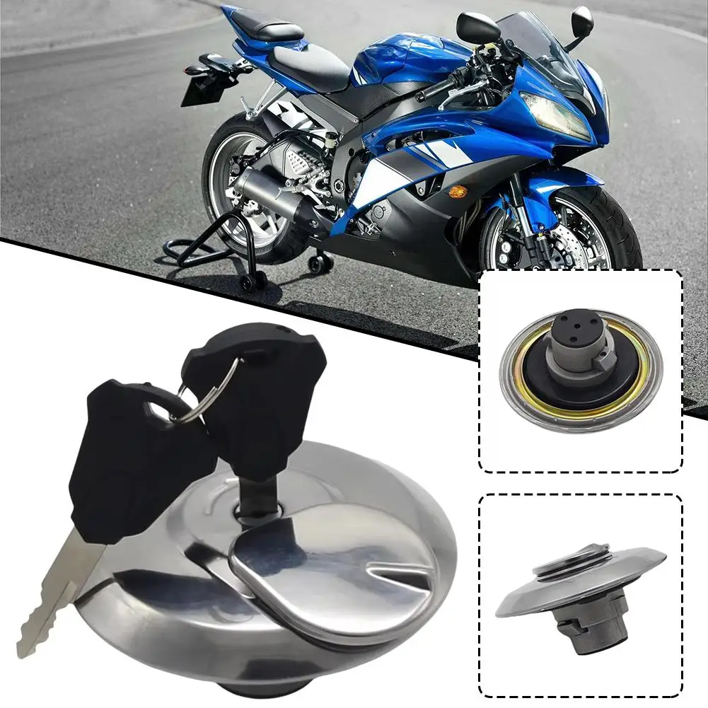 Motorcycle Fuel Gas Cap With Key For Honda CG125 CG125ES CG125M CLR125 City Fly CBF250 XL125 Varadero XR125L 17620-KPC-641 W0Z3