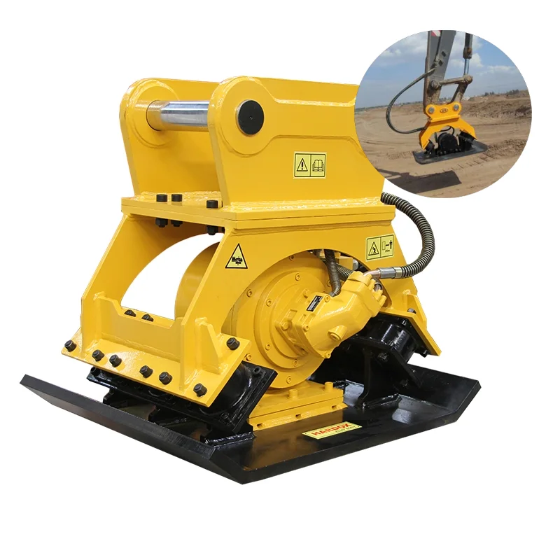 Excavator hydraulic tamper Uneven Ground Tamping Machine Road construction machinery plate tamper