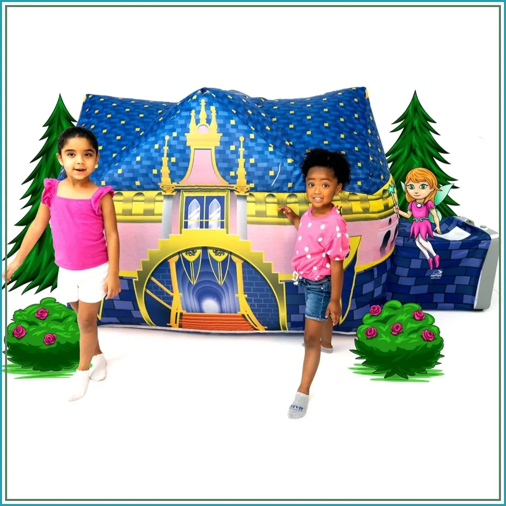 

Original Patented AirFort - Build A Fort in 30 Seconds, Inflatable Play Tent, Imagination Runs Wild, Fan Not Included