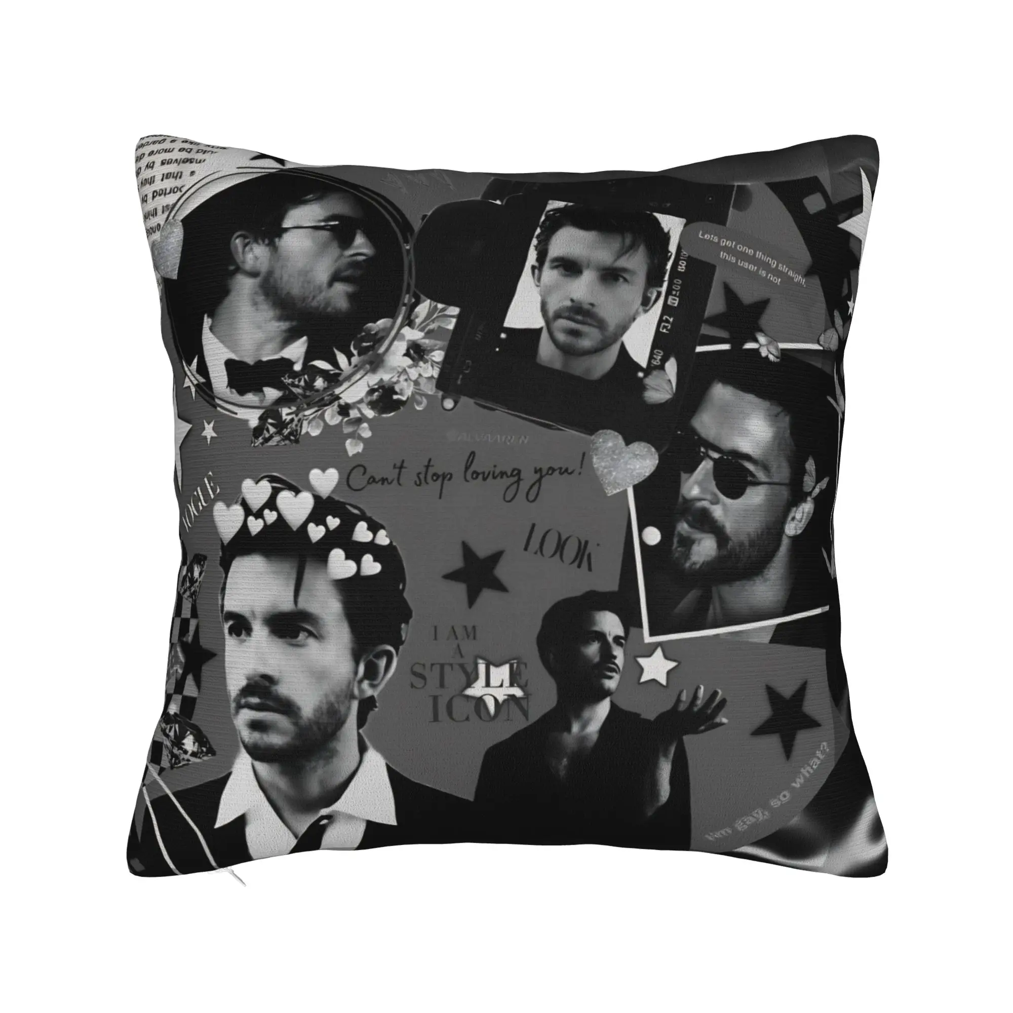 Jonathan Bailey Actor Square Pillowcases Polyester Home  Cushion Cover Creative Decor Pillow Cover 45*45