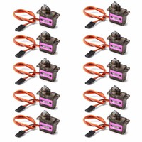 MG90S Servo 1/2/4/5/10/20/50 Pcs All Metal Gear 9g SG90 Upgraded Version For Helicopter Plane Boat Car MG90 9G Trex 450 RC Robot