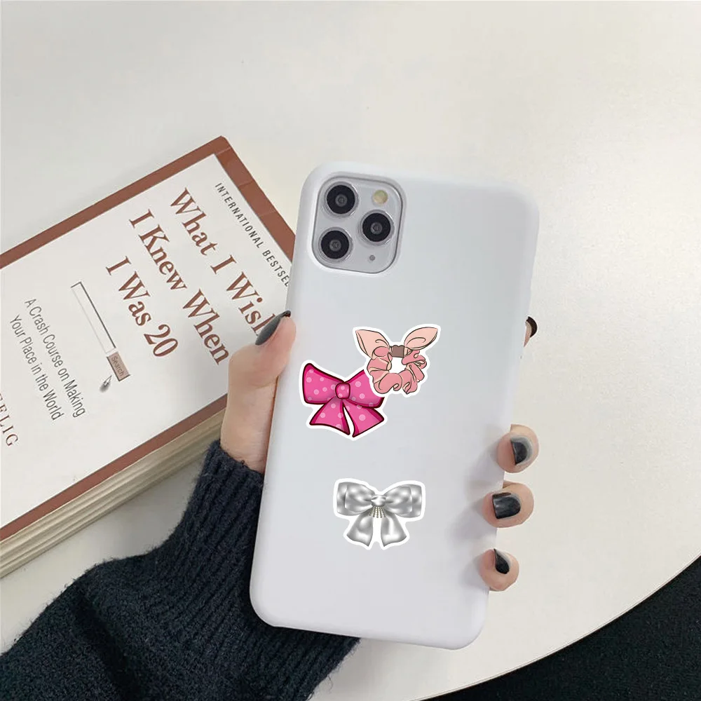 10/30/54 pçs bonito acessórios de cabelo adesivos arcos coloridos dos desenhos animados diversão doodle personalizado criativo decalques à prova dwaterproof água diy portátil