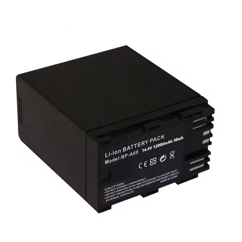 Digital Camera Battery 14.4v 12000mAh BP-A60 Battery Applicable To Canon BP-A60 BP-A30 EOS C200 EOS S200B EOS C220B