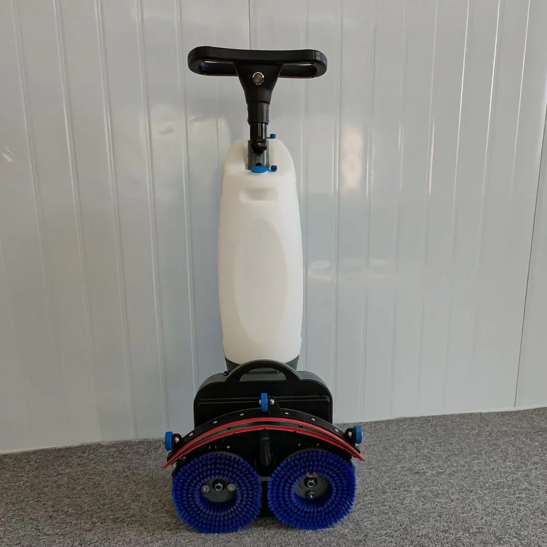 Commercial Industrial Floor Cleaning Machine Industrial Electric Mini Hand Held Walk-behind Floor Scrubber