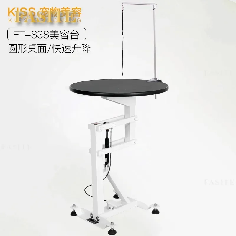 For Lifting Pet Grooming Table Adjustable Height Styling Station for Dogs Cats Non Slip Surface Foldable Design