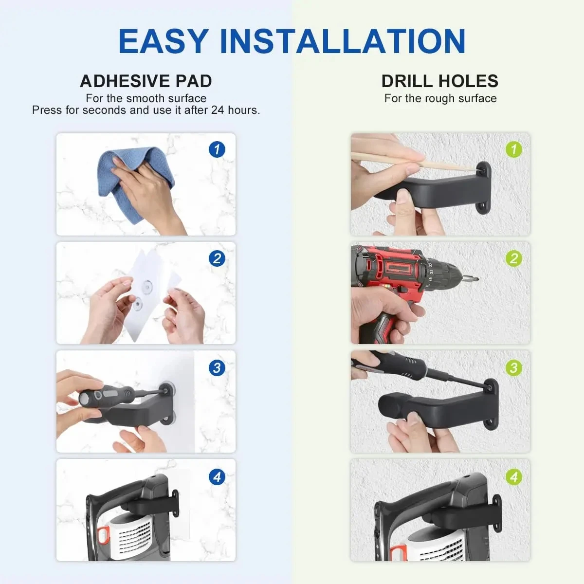 Dla Dyson V10 V11 V12 V15 Outsize i dla Shark IX141 IZ562H IZ682H IZ361H IZ462H Pet Cordless Stick Vacuum Vacuum Wall Mount