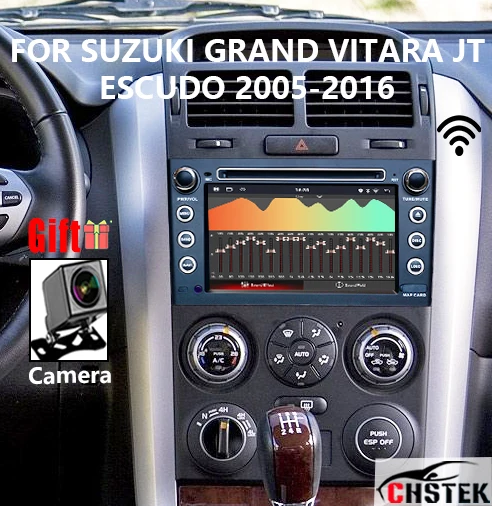 Car Autoradio For Suzuki Grand Vitara 3 2005-2016 DSP RDS GPS WIFI Auto Android Bluetooth Wireless Carplay Navigation Exchange