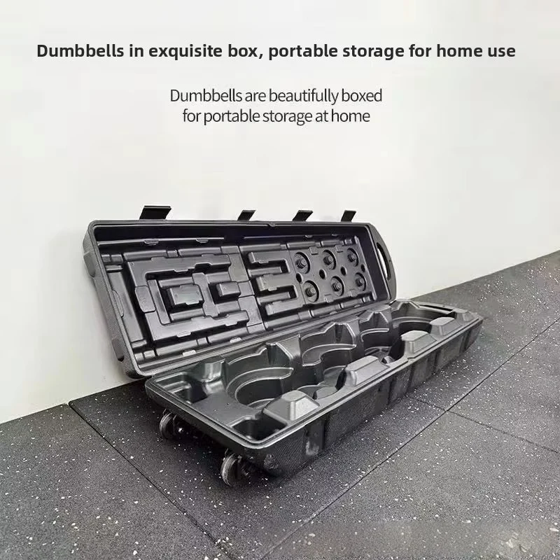 2026 Complete 50kg Adjustable Dumbbell and Barbell Set Home Use Strength Training Fitness Kitpromote sales