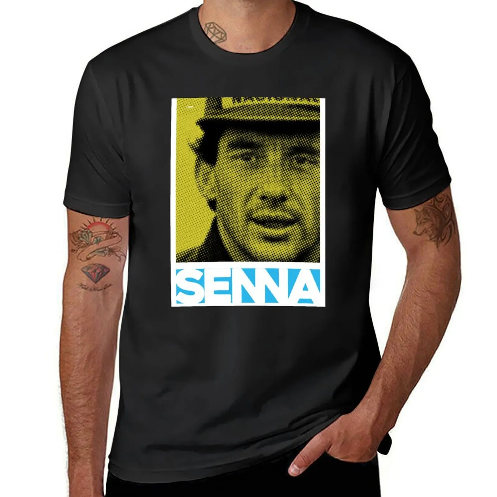 

AYRTON SENNA T-Shirt Aesthetic clothing sweat hippie clothes black t shirts for men