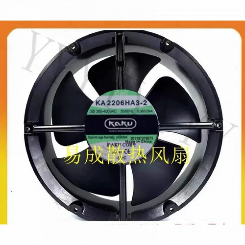 

Y+KAKU KA2206HA3-2 AC380V-400V 0.06/0.09A 22060 22CM Axial Cooling Fan