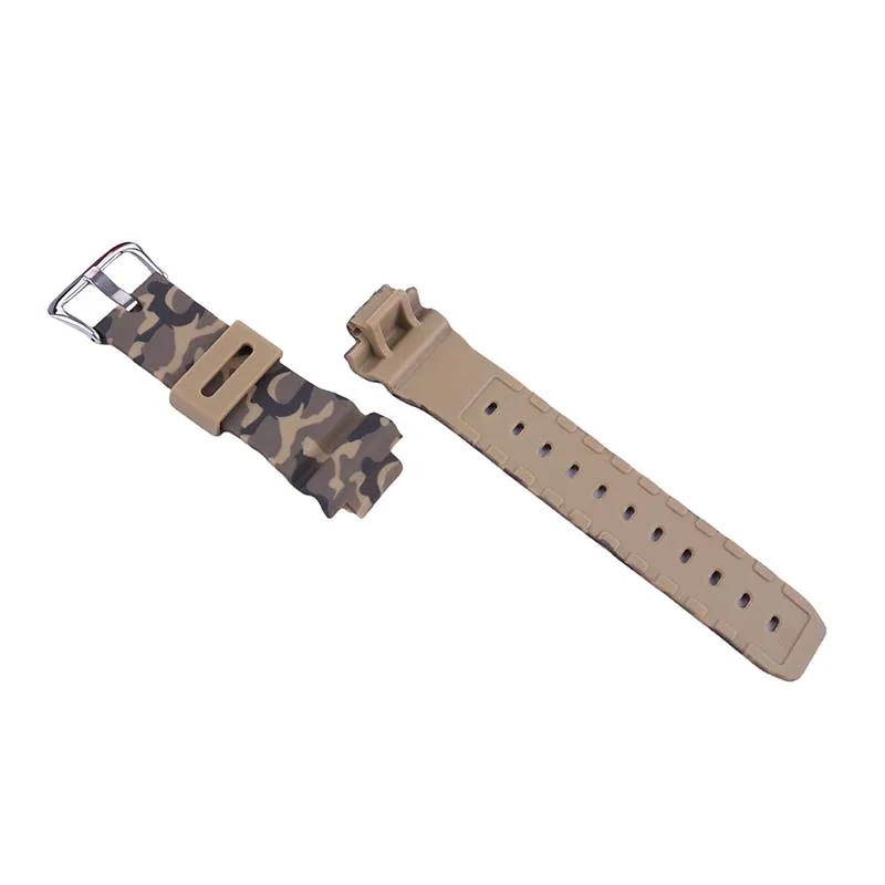 Correa de reloj de resina para hombre, accesorios con hebilla compatibles con Casio GW DW6900 DW6600, pulsera deportiva de goma para reloj