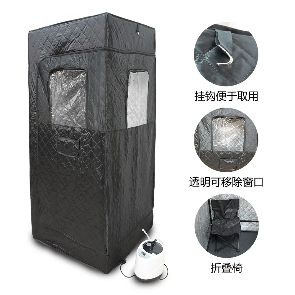 Foldable Home Sauna Room Portable Steam Box Detachable Personal Sauna Tent for Relaxation