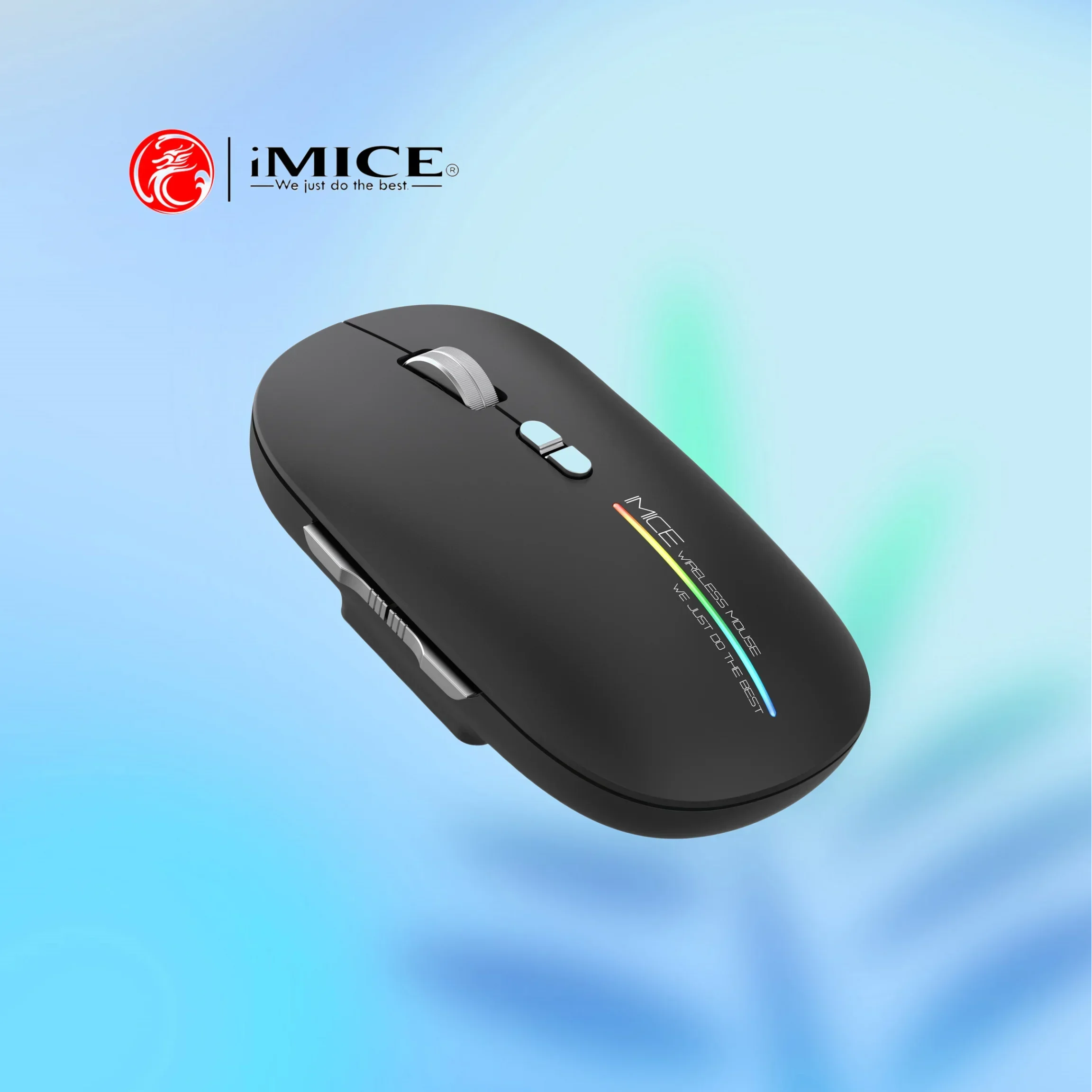 IMICE Dual Mode Bluetooth 2.4G Wireless Mouse One-Click Desktop Function Type-C Rechargeable Silent RGB  Mice for Laptop PC New