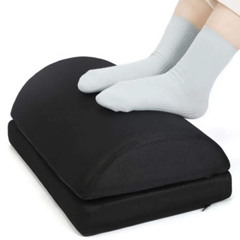 Semi-Cylindrical Foot Rest Pad High-Rebound Polyester Sponge Foot Pillow for Office Sofa Bed Leg Elevation Circulation Support