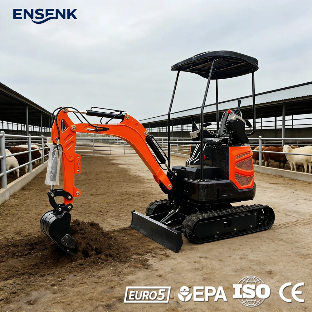 

Mini Excavator 1.0Ton 1.8Ton Construction 2.5Ton 3.0Ton Kubota Engine EPA Euro 5 CE Construction Tools Excavator Fast Delivery