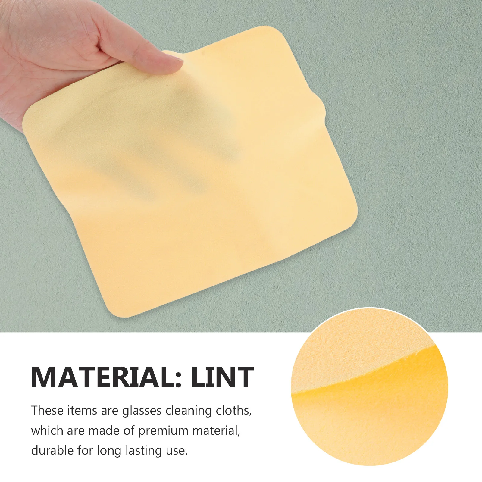 

20 pcs Cleaning Cloth For Glass Lens Phone Screen Eyeglasses Jewelry Wiping Towel Microfiber Cloths Portable Durable Stain