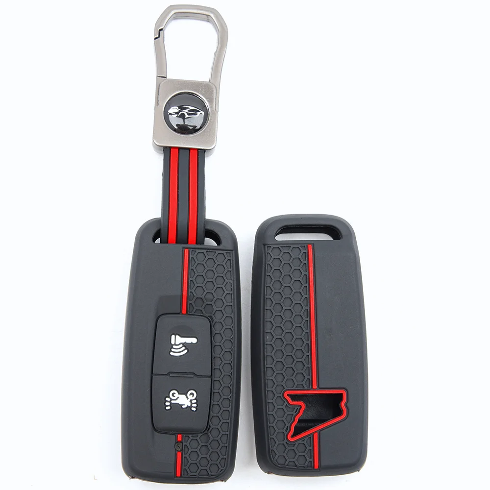 For Honda ADV 150 PCX 125 PCX 160 Forza 350 Vision SH350 Protective Silicone Remote Key Case Wrist Strap Holder